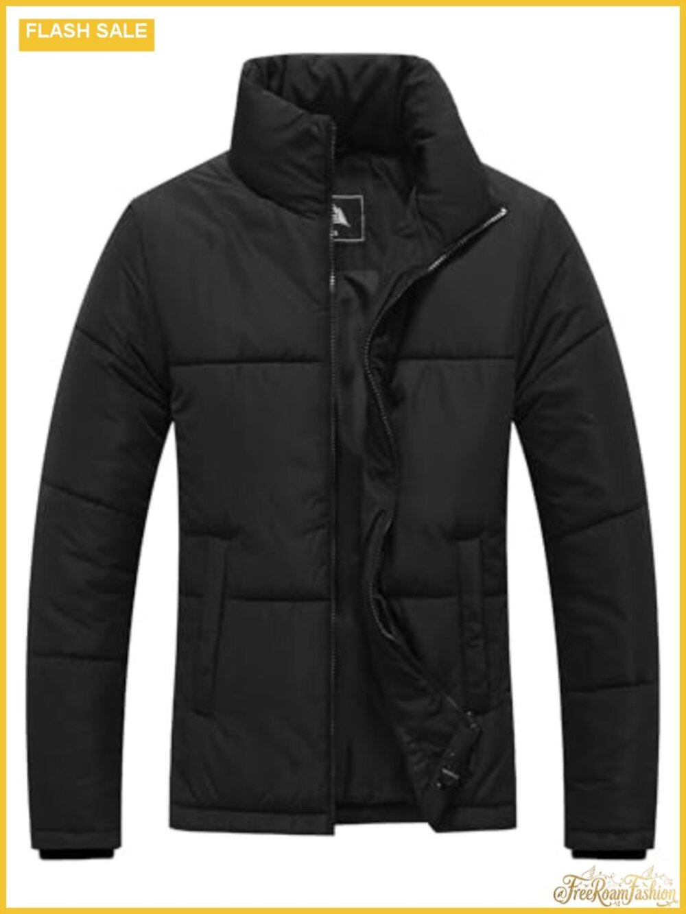 Women's Waterproof Puffer Jacket Full-Zip Lightweight Winter Coat